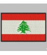 Embroidered patch LIBANO FLAG