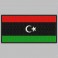 Embroidered patch LIBIA FLAG