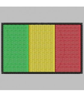 Embroidered patch MALI FLAG
