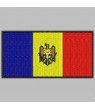 Embroidered patch MOLDAVIA FLAG