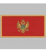 Embroidered patch MONTENEGRO FLAG