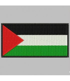 Embroidered patch PALESTINA FLAG