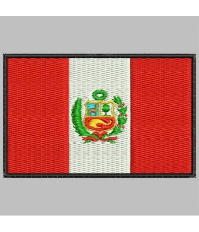 Embroidered patch PERU FLAG
