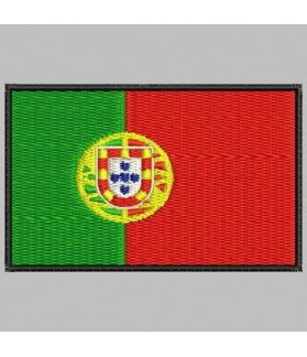 Embroidered patch PORTUGAL FLAG