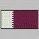 Embroidered patch QATAR FLAG