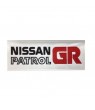 Embroidered Patch NISSAN PATROL GR