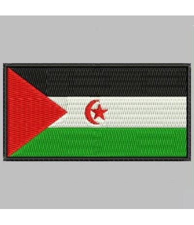 Embroidered patch SAHARA FLAG