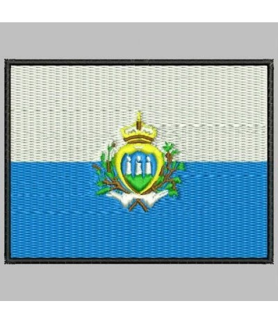 Embroidered patch SAN MARINO FLAG
