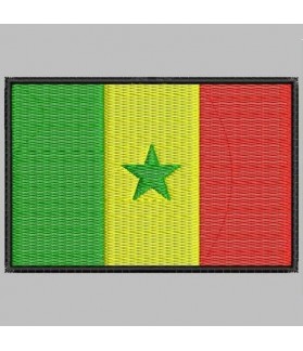 Embroidered patch SENEGAL FLAG