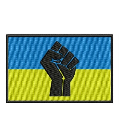 TOPPA RICAMATA FLAG UCRANIA