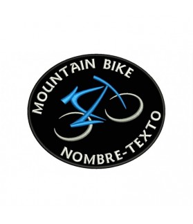 Embroidered Patch MOUNTAIN BIKE MTB