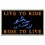 Gesticker Patch LIVE TO RIDE