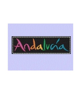 Andalucia Embroidered patch 8x2,5cm
