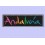 Andalucia Remendo bordado 8x2,5cm