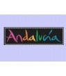 Andalucia Parche bordado 8x2,5cm