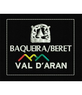 Embroidered Patch Baqueira Beret 7x6cm