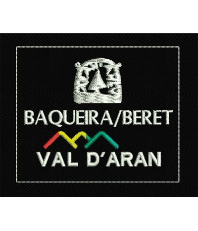 GESTICKTER PATCH Baqueira Beret 7x6cm