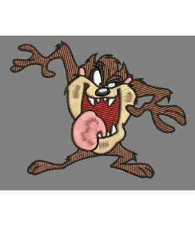 Iron patch tazmania 10x8 cm
