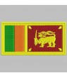 Embroidered patch SRI LANKA FLAG