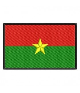 Parche bordado bandera BURKINA FASO
