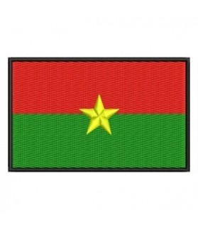 Patch brodé FLAG BURKINA FASO