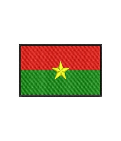 Patch brodé FLAG BURKINA FASO