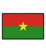 Patch brodé FLAG BURKINA FASO