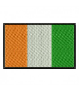 EMBROIDERED PATCH FLAG COSTA DE MARFIL