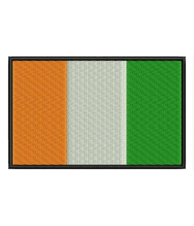 Parche bordado bandera COSTA DE MARFIL