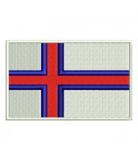 Embroidered Patch FLAG ISLAS FEROE