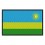 TOPPA RICAMATA FLAG RUANDA