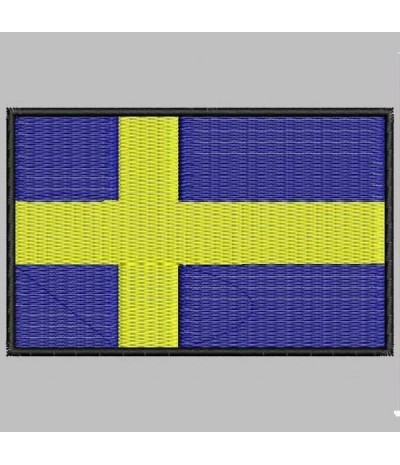 Embroidered patch SWEDEN FLAG