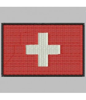 Embroidered patch SWISS FLAG