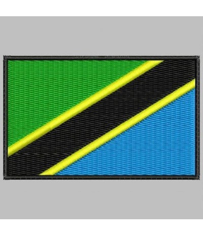 Embroidered patch TANZANIA FLAG