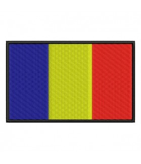 CHAD Embroidered Patch FLAG