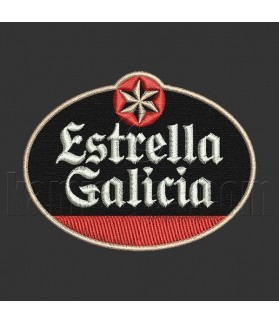 ESTRELLA GALICIA Toppa ricamata