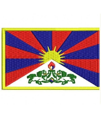 Embroidered patch TIBET FLAG