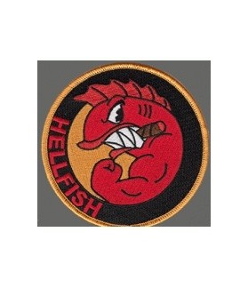 Hellfish Embroidered patch