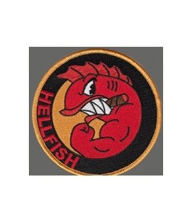 Hellfish Toppa ricamata