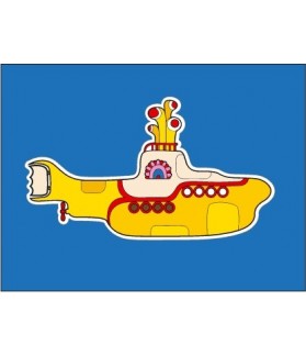Embroidered patch Yellow Submarine