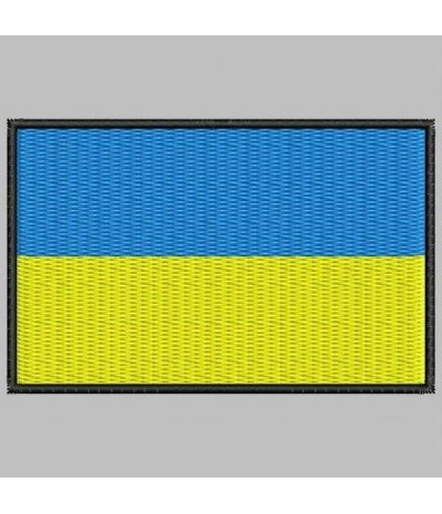 Embroidered patch UKRAINE FLAG