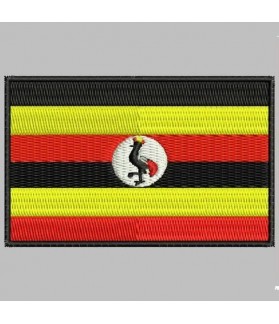 Embroidered patch UGANDA FLAG