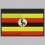 Embroidered patch UGANDA FLAG