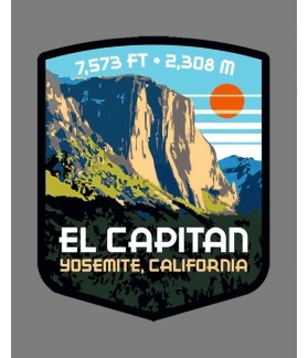 Embroidered Patch El Capitan CALIFORNIA