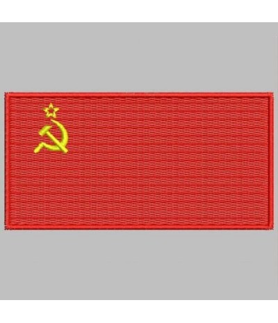 Embroidered patch URSS FLAG