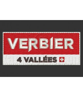 Embroidered Patch Verbier 4 VALLES
