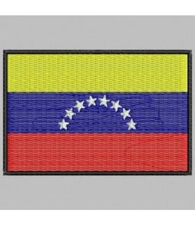Embroidered patch VENEZUELA FLAG