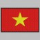 Embroidered patch VIETNAM FLAG