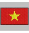 Embroidered patch VIETNAM FLAG