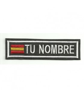 Embroidered patch flag name